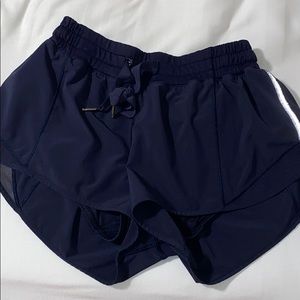 Navy lululemon shorts